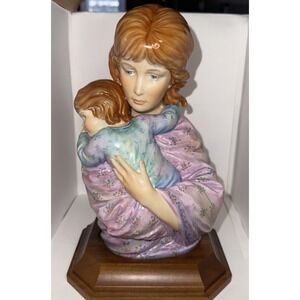 Edna Hibel Porcelain Maria & Child Figurine #116/250 Limited Ed. By Kaiser #1615
